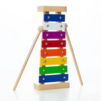 Đàn mộc cầm xylophone Giscoo hợp kim nhôm, tiếng vang, 8 phím