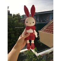 Đan móc thủ công thỏ Mimi và Miti siêu cute