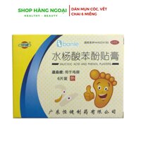 Dán mụn cóc, vết chai 6 miếng - Salicylic Acid Phenol Plasters