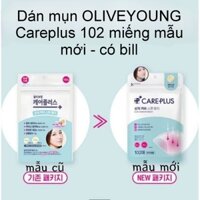 Dán mụn OLIVE YOUNG CAREPLUS 102 miếng MẪU MỚI-có bill