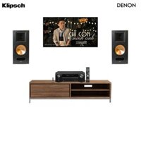 Dàn nghe nhạc 2 kênh NN73-TV (Denon AVR X-1600H & Klipsch RB 81 II)