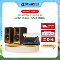 Dàn nghe nhạc KLIPSCH THE SIXES - TEAC TN 180BTA3 - Hàng chính hãng, giá tốt