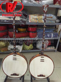 Đàn nguyệt gỗ hương đỏ cẩn xà cừ