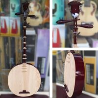 Đàn Nguyệt Gỗ Tự Nhiên - Tặng Bộ Dây, Móng Gảy Kèm Hướng Dẫn Học Đàn
