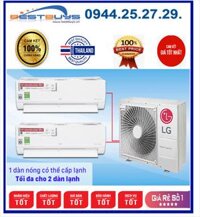 Dàn Nóng Điều hòa Multi 1 chiều LG (A2UQ18GFD0) - 18.000BTU Inverter Gas R410Amới 2020