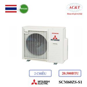 Dàn nóng điều hòa Multi Mitsubishi 20500 BTU 2 chiều Inverter SCM60ZS-S1 gas R-410A