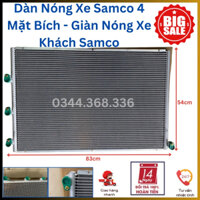 Dàn Nóng Xe Khách Samco 4 Mặt Bích, Thay Thế Sửa Chữa Giàn Nóng Điều Hòa Samco Giá Tốt Phụ Tùng Máy Lạnh Xe Samco 35 Chỗ