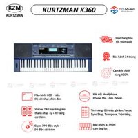 ĐÀN ORGAN KURTZMAN K360 – PORTABLE KEYBOARD KURTZMAN K360