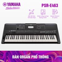Đàn Organ Phổ Thông Yamaha E463 Full Chân, Bao Đựng