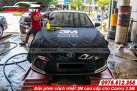 Dán phim cách nhiệt 3M Ceramic hồng ngoại cao cấp cho Toyota Camry 2.5Q 2022 tại Tp HCM