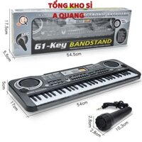 Đàn PIANO 61 KEY Cho Bé - Đàn ORGAN Kèm Míc Có Loa Cực To Giúp Bé Giải Trí 6 Bàn Phím Kèm Mic 6 Bài Hát Và 16 Tone Nhạc