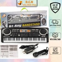 Đàn piano 61 phím mini cho bé,giúp cách bé phát triển năng khiếu âm nhạc. tăng khả năng nghi nhớ ,(tặng kèm sạch và míc)