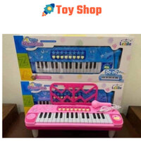 Đàn piano cho bé kèm mic đồ chơi có nhạc.
