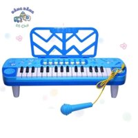 Đàn piano cho bé kèm mic đồ chơi có nhạc tặng kèm Pin
