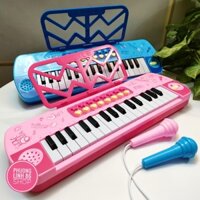 Đàn piano cho bé kèm mic đồ chơi có nhạc shop Phương Linh 86 D34