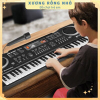 Đàn piano cho bé kết hơp đàn organ, đàn điện tử 61 phím kèm micro cho bé Xương Rồng Nhỏ
