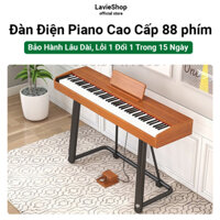 Đàn Piano Điện 88 Phím Kèm Chân Đạp Pedal Có Hỗ Trợ Cổng USB MIDI, Headphone, AUDIO IN, POWER, PEDAL