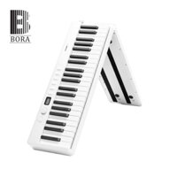 Đàn Piano điện gấp gọn, Foldable Digital Piano - Bora BX-20 PRO (BX20 PRO) - White, Bluetooth &MIDI, 88 phím cảm ứng lực