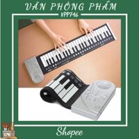 Đàn Piano điện tử cuộn dẻo 61 phím cao su cắm điện hoặc chạy bằng pin