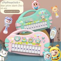 ۩✆Đàn piano điện tử trẻ em đồ chơi giáo dục sớm âm nhạc ánh sáng đàn piano mini 0-1 tuổi 3 bé trai và gái