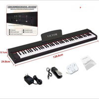 Đàn Piano Điện Victor VT02 (Đen – Trắng – Nâu – Hồng)