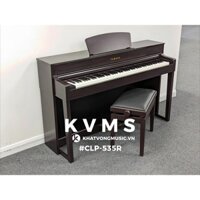 Đàn piano điện YAMAHA CLP-535 R chính hãng màu nâu gỗ | Piano 88 phím dành cho bé | nhạc cụ Khát Vọng Music