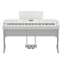 Đàn Piano Điện Yamaha DGX670-WH + L-300WH + LP1 + PA-300C