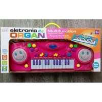 Đàn Piano Đồ Chơi Trẻ Em Loại Lớn Có Micro Cao Cấp Cho Bé Tập Đàn Tập Hát Đàn Piano Siêu Đẹp Màu hồng Cực Dễ Thương