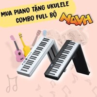 Đàn piano gấp gọn Bora BX-20 -  88 phím cảm ứng lực + kết nối bluetoot + kết nối MIDI + Pin sạc dễ dàng mang theo