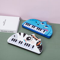 Đàn piano hoạt hình trẻ em giáo dục mầm non đồ chơi mô hình khủng long ếch