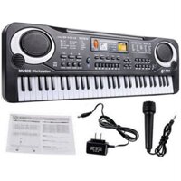 Đàn piano mini 61 phím kèm mic vui nhộn cho bé