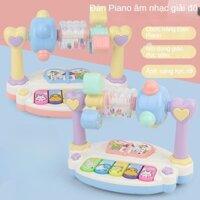 Đàn Piano Trẻ Em Điện Tử Âm Nhạc Piano Giáo Dục Sớm Xoay Tay Vỗ Đồ Chơi Giáo Dục Giáo Dục Sớm Cho Bé