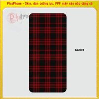 Dán Skin cho mặt sau Tecno Pova 4 Pro in hình caro - CAR01