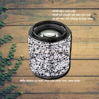 Dán skin Lens Fujifilm các loại XF50, XF56, XF60, XF90, 16-55, 16-80 v.v... Mẫu CL4