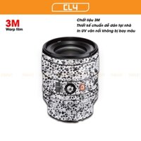 Dán skin Lens Sony các loại 50mm,24-70mm f2.8, 70-200mm, 85mm f1.4,35mm 1.4 v.v...mẫu CL4