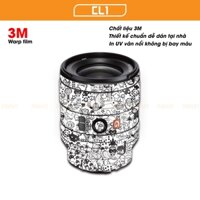 Dán skin Lens Sony các loại 50mm,24-70mm f2.8, 70-200mm, 85mm f1.4,35mm 1.4 v.v...mẫu C1