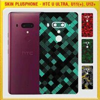 Dán Skin mặt sau cho HTC U Ultra, U11, U11 Life, U11 Plus U11 U12 Plus U12 màu matrix camo - MTC05 - HTC U11