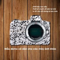 Dán skin máy ảnh body canon R, R6, R7, 5D4, 6D, 1DX, 700D, 1000D.v.v.. mẫu C4