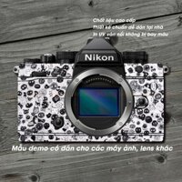 Dán skin máy ảnh body Nikon các loại Z7, Z6, DF D90 D80 D7500 D7000 D850 D700 v.v... mẫu C4