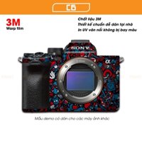 Dán skin máy ảnh body Sony A74, A73,A7R V, ZV-E1, FX30, A6700, A7C2... mẫu C6