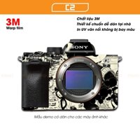 Dán skin máy ảnh Sony A74, A73,A7R V, ZV-E1, FX30, A6700, A7C2... mẫu C2