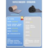 Dán tường bông cách âm cửa sổ rèm phòng ngủ nhà tấm