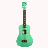 Đàn Ukulele Concert Gỗ Woim Size 23 Inch Full Phụ Kiện Tặng Khoá học Miễn Phí - Xanh ngọc