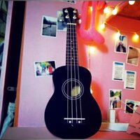 Đàn Ukulele đen soprano