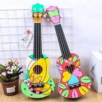 Đàn ukulele gỗ mộc tự sơn size 21/ Size 23 kích thích sự sáng tạo (tặng đủ màu, bút vẽ)