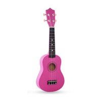 Đàn Ukulele soprano màu trơn PL 33A15-HĐ (Hồng Đậm) - HÀNG CÓ SẴN