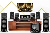 DÀN XEM PHIM DOLBY ATMOS 5.1.2 DENON, POLK DB12