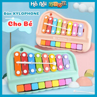Đàn Xylophone Cao Cấp Cho Bé Kết Hợp Thanh Gõ Dạy Bé Nhận Biết Màu Sắc, Thanh Âm - Chất Liệu Nhựa ABS An Toàn Cho Bé
