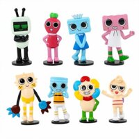 Dandy's World Figures Toy Set Collection Model Shrimp Sprout Ornament Gifts