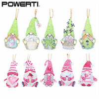 Đang BÁN 5 Chiếc Nhựa 5d Mặt Dây Chuyền Bộ Tự Làm Móc Chìa Khóa Hai Mặt Gnomes Đồ Trang Trí Cho Người Mới Bắt Đầu